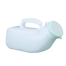 大容量尿壺 1200ML 夜壺 便攜車載老人尿壺 成人男士車用, 白色, 1個