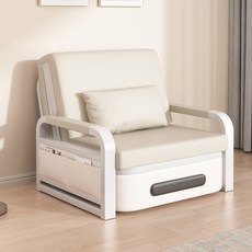 남쪽나무 3인 접이식 소파베드 소파침대 2인 1인 원롬소파, 흰색, 0.82m