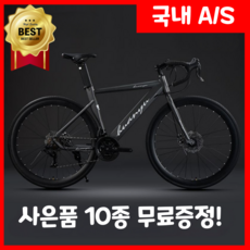 벨로닉스 프리미엄 로드 자전거 사이클 싸이클 바이크 입문 중학생 추천 출퇴근 700c, 1개, 175cm, 다크그레이/24단(700C)