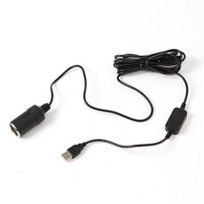 12V 승압용 USB전원 시거잭 케이블 차량파워시거잭, _3.2M