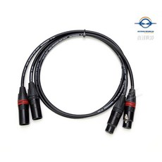 Pro Co 424BK 經典4芯線 XLR平衡線, 1個, 3米一條