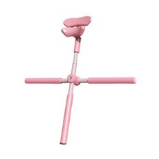 십자 스트레칭봉 높이조절 핑크 요가스틱 필라테스봉