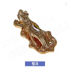 빈티지 다꾸 집게 귀부인 손모양 북마크 다이어리 클립, 핑크