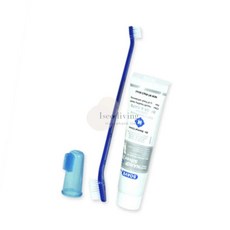 IS리빙 은나노 치약 세트 강아지손가락칫솔, 1