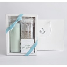 기프트벨라 꿀담은 텀블러 용돈봉투 선물세트 답례품, 꿀담은 텀블러(민트)200ml+용돈봉투, 1박스