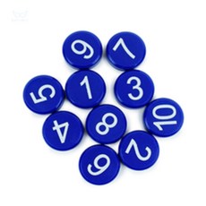 유레카샵 숫자 자석 1-10 학습, 빨강