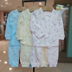 모이몰른 25년가을신상 C타스자카드상하M253NNN07P 면100의 여우와 별 전판나염이 귀여운 깔끔한 디자인의 실내상하