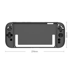 PingGO 任天堂 Switch 2 保護殼 保護套 霧面防指紋 輕量化 防震 可分離, 1個