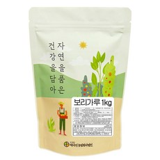 자연닮음 국산 순수 생 보리 가루 분말 1kg, 1개