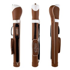 클럽 완전보호 골프채 싱글 하드케이스 파크골프용 효도선물 부모님, 브라운