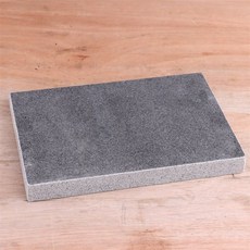 사각 일식 돌판 불판 구이판 스테이크판 규카츠 석판, 25x15x3cm 스톤, 1개, 1cm