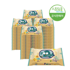 스프링클 푸티슈 sm 휴대용 비데물티슈, 70g, 60매, 1개