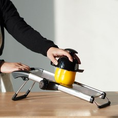 웨이즈홈 스텐 만돌린 채칼 두께조절 슬라이서 양배추 감자 양파 토마토 채썰기 슬라이스, 1개