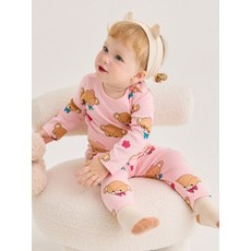 MILKBABY 리본베어 배앓이방지아기내의세트