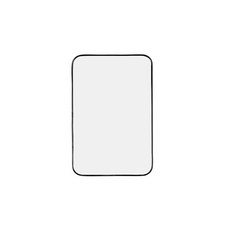 Funerom 19.8x30cm(7.8x11.8인치) 플라스틱 프레임 직사각형 욕실 아크릴 거울 화장실 농가용 모던 장식