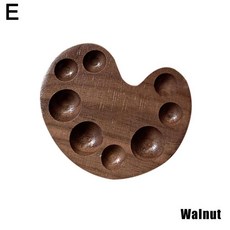 나무 수제 수채화 페인트 상자 빈 팔레트 미니 소형 소형 소형 소형 휴대용 그림 용품 마그네틱 아트, 08 E 2