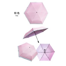 碎花玫瑰點點 防暴衝開收 抗UV不透光晴雨自動傘