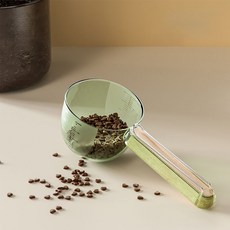 福媽寵物 寵物飼料勺, 橄欖綠, 1個