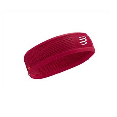 【Kermit Marathon Store】瑞士 COMPRESSPORT 窄版止汗呼吸頭帶2.0 ( 15色可選 ), 1個, 波斯紅