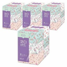 코디 [코디] 뉴플라워 미용티슈 250매*6입 4팩 프리미엄 화장지, 6
