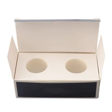 코인 앨범 컬렉션 홀더 보관 스탬프 거치대 커버 사각 판지 케이스 클립 플립 12 사양, 27.5mm, 05 27.5mm