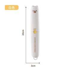 可愛水果刀削皮刀二合一水果刀剝皮刀 多功能刮皮削皮刀 家用廚房水果刀 便攜削皮器水果刀二合一切水果刀 果皮去皮器KP, 1個, 白色