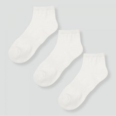 [JAJU] 자주 여 액티브 서포트 스니커즈 삭스 3족_화이트