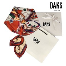 [백화점 홈쇼핑 정품] 닥스 DAKS 핸드롤 울실크 양면쁘띠 스카프 FKO038O