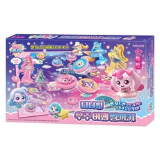 애들랜드 슈팅스타 캐치티니핑 우주여행 알까기 보드게임, 혼합색상, 1개