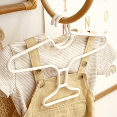 아트박스/보노하우스 베베 유아옷걸이 (하트/비행기모양) 10p, 하트 화이트10P