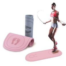 실내 줄넘기 스트레칭 요가 운동 방음 방진 매트 jga*9426Gd, 핑크