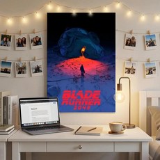 클래식 영화 러너 포스터 벽 데칼 떼어내고 붙이기 프린트 방수 홈 데코, 15. White6