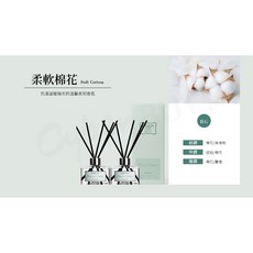 BOUQUET GARNI 都會經典擴香瓶, 1個, 柔軟棉花 200ml*2入組