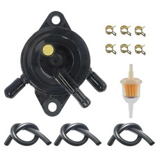 필터 및 오일 호스가 장착된 Kohler 17 -25 용 연료 펌프: B&S/John Deere/Kawasaki/Yamah 소형 엔진 잔디 깎는 기계 트랙터 펌프 808656 80, 1개