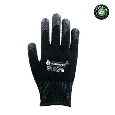 엄지척 웜 스트롱그립 겨울 동절기 기모 NBR 터치 방한 코팅 작업 장갑 안전, WARM 스트롱그립(동절기), 1개, S