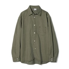 [파르티멘토] 라운드 VTG 워시드 셔츠 카키