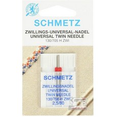 SCHMETZ 縫紉機專用雙針 130/705 H ZWI, 1個