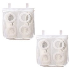 SUT 다용도 운동화 세탁망, 화이트, 2개입