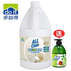多益得 皂垢污漬清潔劑 1加侖 浴室水垢清潔 乾濕分離玻璃門專用, 1個