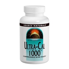 SOURCE NATURALS Ultra-CAL1000骨營養保健膠囊, 1個, 120 件