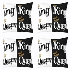 펠유 농장 동물 베개 커버 쿠션 보육원 장식 던지기 18"x18" 부드러운 4개, Multi 36, 18" x 18" (Pack of 4)