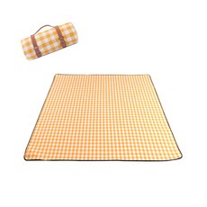 By Now 露營野餐墊, 黃色網格