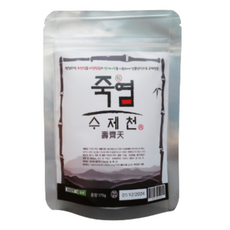 숯으로 구운 죽염 소금 용융 미네랄 알칼리 항산화 분말 5개, 175g