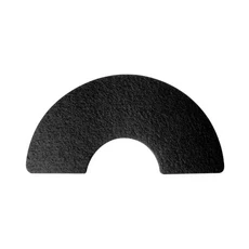 햄스터 핥힘 방지 물림 방지 목걸이 부드럽고 화려한 다람쥐 회복 목걸이 벨벳 햄스터 엘리자베스 목걸, 02 검정색, 01 S