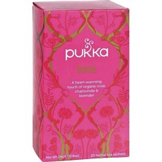 pukka Love玫瑰洋甘菊薰衣草茶, 1.2g, 20入, 1組