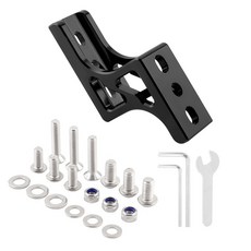 접이식 자전거 가방 브래킷 라이트 컨버전 시트 자전거 코 라이트 업 마운트, 블랙이에요., 1개