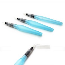 더문샵 반투명 워터붓펜 용기 워터브러쉬펜 수채화용품 캘리그라피용품 캘리그라피 도구, 대