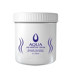 [아유라피] 아쿠아 24H 모이스춰크림 피부관리실용 대용량 수분크림, 1개, 1100ml