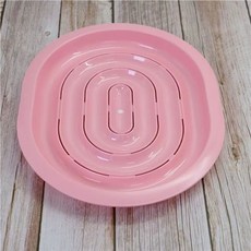 고양이 변기유도 훈련키트 배변커버 연습 트레이, 핑크 내부 지지대 1개 포함, 1개