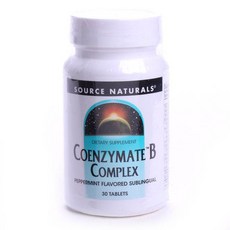SOURCE NATURALS 輔酶B複合維生素膠囊, 薄荷, 1個, 30 件
